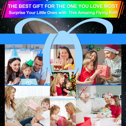Vantexi Flying Orb Ball Toy,2026 Upgraded Parachute with LED Light,Magic Hand Controlled Gravity Ball,Cosmic Globe Boomerang,Cool Christmas Birthday Gift for 6 7 8 9 10+ Year Old Boys Girls Teens-Navy
