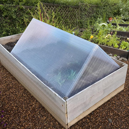 DGSL 18 Pcs Polycarbonate Greenhouse Panels, 4' x 2' x 0.16'' Twin-Wall Panels, Polycarbonate Sheet for All Weather Outdoor Garden and Greenhouse Covering