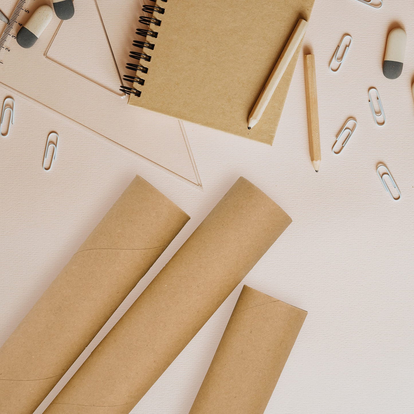 MagicWater Supply Mailing Tube - 2 in x 15 in - Kraft - 12 Pack - for Shipping and Storage of Posters, Arts, Crafts, and Documents