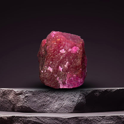 REAL-GEMS A Grade Natural Raw Rough Red Ruby 15.00 Ct Healing Crystal Rough Ruby Stone for Tumbling Cabbing Jewelry Making