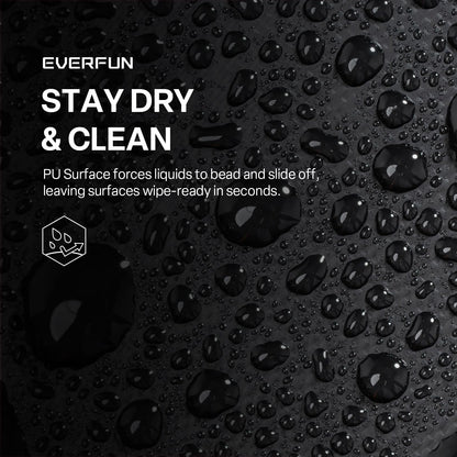 EVERFUN Small Cooler Bag 24 Can Insulated Lunch Box Double Deck Soft Leak-Proof Waterproof Collapsible Ice Chest for Men Women Work Travel Car Trip Picnic Beach, Black