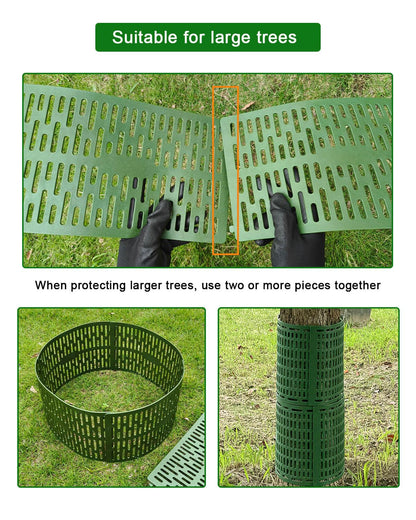 Tree Trunk Protectors Tree Bark Protectors - 8Pcs Small Tree Trunk Protector Guard Breathable Tree Protectors for Wildlife Protection