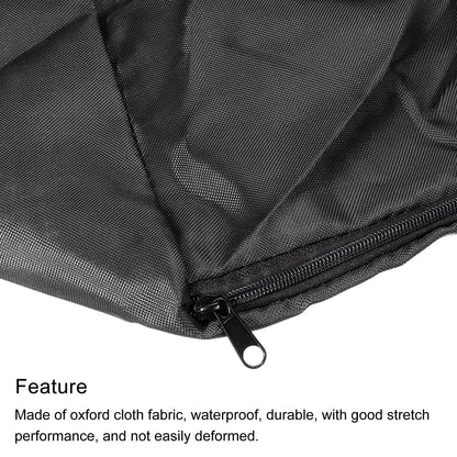PATIKIL Chair Storage Bag, 2 Pack Waterproof Folding Lounge Chair Cover Carrying Case for Outdoor Camping Chair Beach Chaise Zero Gravity Chair, Black