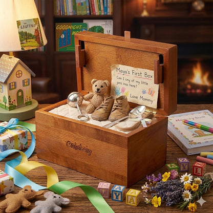 Onietoiy Big 32 Steps Wooden Secret Puzzle Box Toys Beech Wood Money Holder Handmade Storage Brain Teaser Unlocking Games Retro Compartment Thinking Toy Mysterious Birthday Gift for Kids and Adults