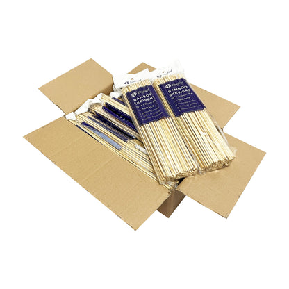 1600 Count | KingSeal Natural Bamboo Wood Grilling Skewers, 10 Inches x 3.0mm Diamter, for Shish Kebabs, BBQ, and Fruit Arrangements, Bulk Pack - 16 Packs x 100 Skewers