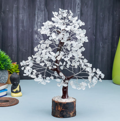Crocon® Clear Quartz Crystal Tree Birthday Gifts for Women, Men, Friends Healing Crystals Tree of Life Sister Gift for Her, Home Decor, Gift for Mom, House Warming Gift New Home Unique Gifts Idea
