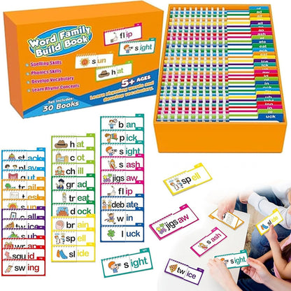30 Read and Rhyme Flip Books Claritydream Flip Books ABC Vocabulary Flash Cards Interactive Reading Flash Cards