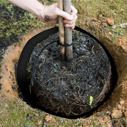 75ft x 24in x 60mil-Tree Root Barrier Bamboo Barrier Rhizome Control Barrier for Landscaping and Protection Roads