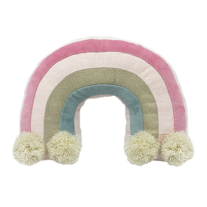 MON AMI Stuffed Rainbow Shaped Plush Toy – 11”, Decorative Plush Toy for Nursery, Playroom Décor, Gift for Kids of All Ages
