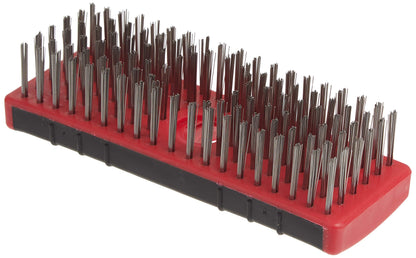 Red Devil 4166 7-Inch Soft Grip Stainless Steel Scrub Brush