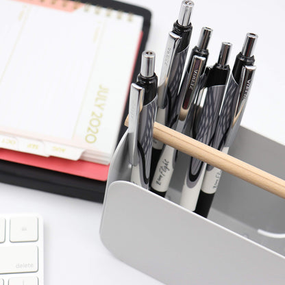 Zebra Pen Z-Grip Flight Retractable Ballpoint Pen, Bold Point 1.2mm, Black Ink, School Supplies, Teacher Supplies, and Office Supplies, Smooth Writing, Quick-Drying, 12-Pack (21910)