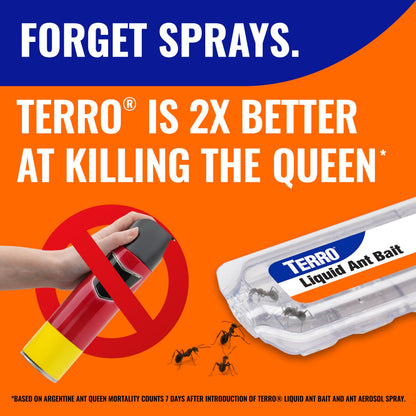 TERRO Ant Killer Bait Stations T300B - Liquid Bait to Eliminate Ants - Bait System - 12 Count Stations for Effective Indoor Ant Control