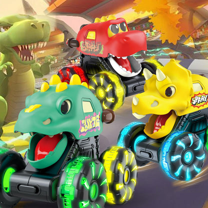 Monster Truck Toys Dinosaur Cars for Toddlers 1-3, Press and Go Cars Truck Toys for 1 2 3 4 5 Year Old Boys Girls Gift, Light Up Boy Toy Dinosaur Cars for 2 3 4 One Two Year Old Boy Birthday Gifts