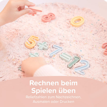 Inspire My Play - Kids Sensory Numbers Set - Number Toys Maths Resources Tuff Tray Accessories Early Years Resources