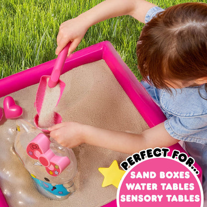 Hello Kitty Activity Doll, Reusable Hello Kitty Toys, Fill with Sand Art or Water, Includes Waterproof Doll, Shovel and Funnel, Sensory Toys for Kids, Great Toddler Activities, Toddler Travel Toys