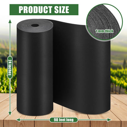 Briwooody 24 Inch X 98 ft Tree Root Barrier Plant Grass Weed Barrier Garden Edging for Landscape Edging Blocks