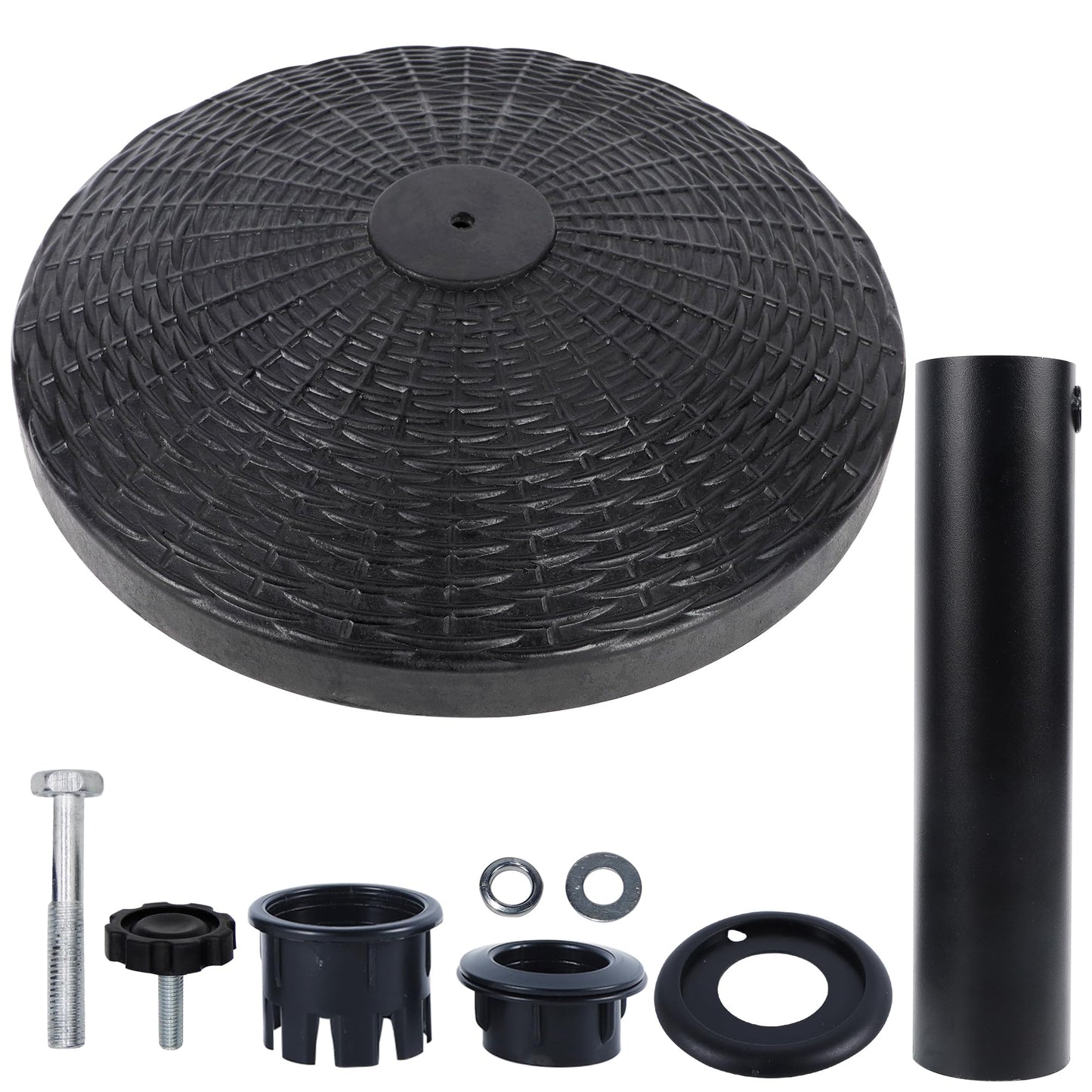 Blissun 22 lbs Heavy Duty Patio Market Umbrella Base Stand