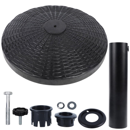 Blissun 26.5 lbs Heavy Duty Patio Market Umbrella Base Stand