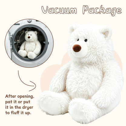 GADXV Giant Stuffed Animals Plush 47 inch, Huge Stuffed Bear Plushies, Large Plush Ploar Bear Animal Gift for Kids Boys, Birthday,Valentine,Christmas