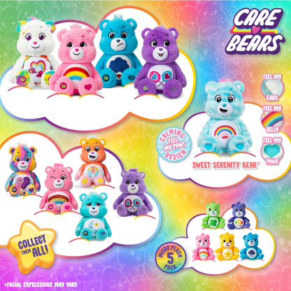 Care Bears 14" Cheer Bear Plushie - Medium Size - Pink Plushie for Ages 4+ – Perfect Stuffed Animal Holiday, Birthday Gift, Super Soft and Cuddly – Good For Girls and Boys, Employees, Collectors