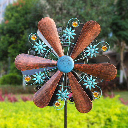WENYLE Wind Spinners Outdoor Metal Large 360 Degrees Kinetic Wind Sculptures& Spinners Yard Art Outdoor Garden Decor