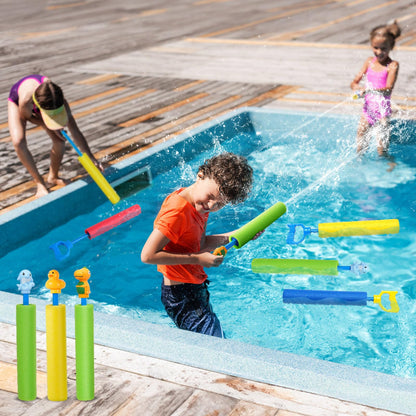 LQYoyz Water Gun, 6 Pack Super Water Soaker Blaster Squirt Guns 40 Ft Water Shooter Swimming Pool Beach Summer Party Outdoor Water Game Fighting Toys for Kids Boys Girls