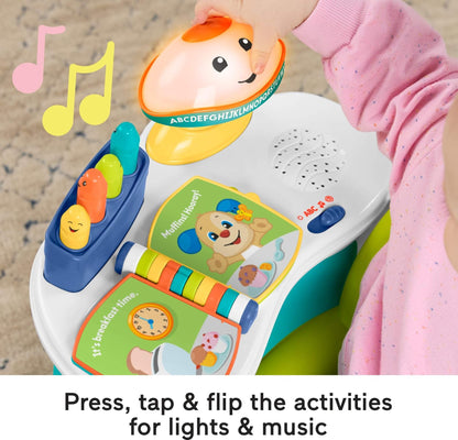 Fisher-Price Toddler Toy Laugh & Learn Song & Story Learning Chair with Music Lights & Activities for Kids Ages 1+ Years (Amazon Exclusive)