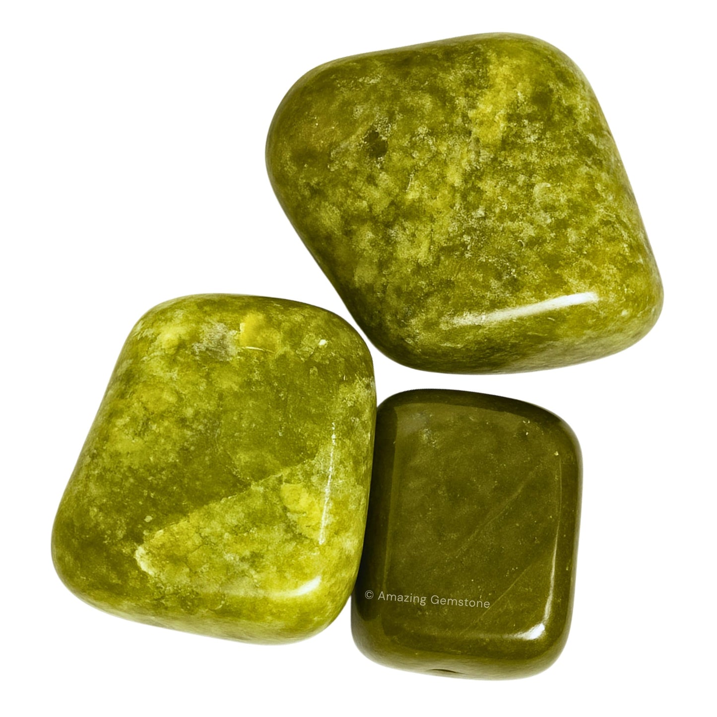 Amazing Gemstone Vesuvianite Crystals and Healing Stones Tumbled - 1000+ Carats Vesuvianite Stone, Natural Healing Stones for Energy Balance, Stress Relief - Polished Gems Rocks