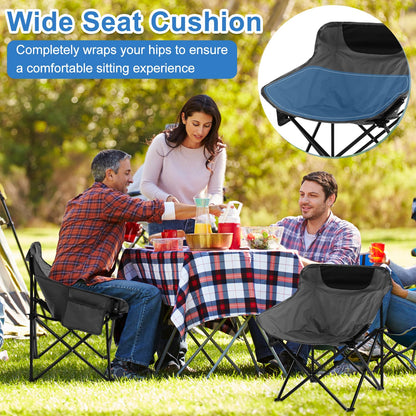 FairySandy 6 Pack Portable Folding Camping Chairs Lightweight Backpacking Chairs Collapsible Camp Chairs for Adults with Storage Bag Beach Camping Chairs for Outdoor, Picnic, Festival, Hiking, Grey