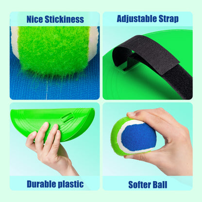 EVERICH TOY Upgraded Toss and Catch Ball Game Set, Beach Pool Toys Outdoor Games for Kids Toys, Outside Family Lawn Yard Games, for Boys Girls 3 4 5 6 7 8 9 10 11 12 Years Old