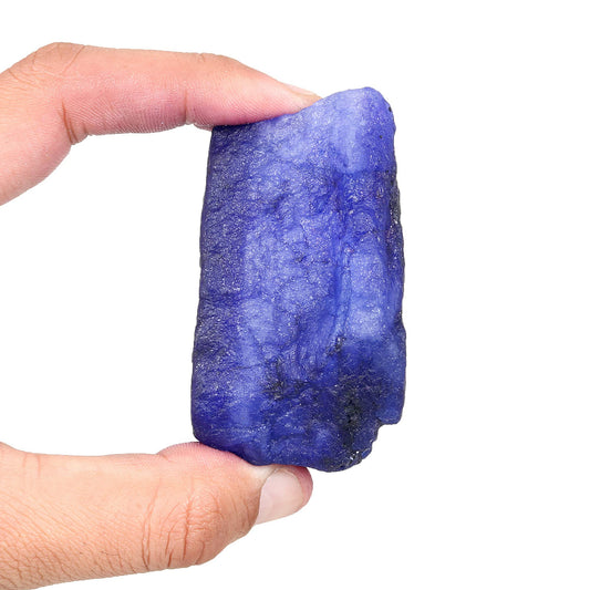 REAL-GEMS 1404 Ct Natural Raw Rough Blue Sapphire Loose Gemstone for Jewelry Making Crystal Decor Energy Stone and Handmade Craft Projects