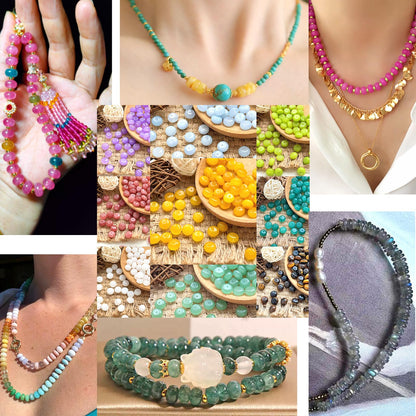 76pcs 5x8mm Natural Red Jade Stone Rondelle Spacer Loose Beads Abacus Disk Stone Round Loose Gemstone Beads for Jewelry Making DIY Bracelet Necklace