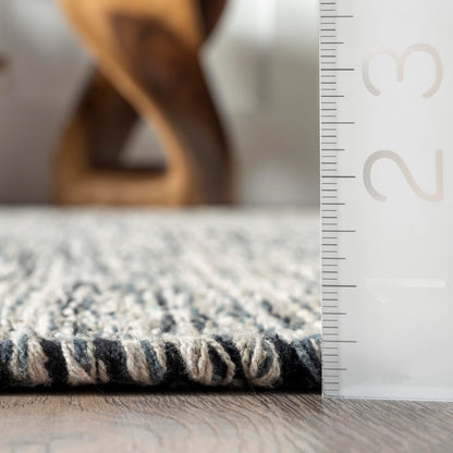 nuLOOM Alessi Solid Farmhouse Cotton Area Rug, 5x8, Grey