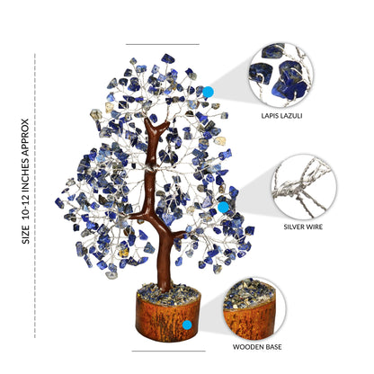 PYOR Lapis Lazuli, Crystal Tree, Stones and Crystals, Reiki Gifts, Positive Energy Crystals, Blue Office Decor, House Warming Gifts, Lapis Lazuli Crystal Stone Tree, Feng Shui, Office Desk Decor
