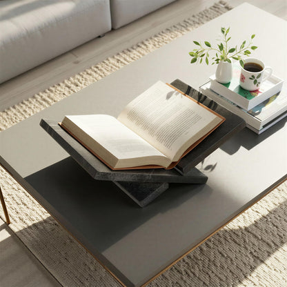 Bloomingville Decorative Marble Book Holder, Ebony
