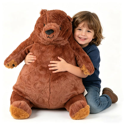Djungelskog Bear 39.3 Inch - Soft and Giant Bear - Huggable and Cuddly Plush Toy - Ideal Gift for Kid Boy,Girl&Girlfriend - Super Soft and Cuddly! (39.3in/100cm)