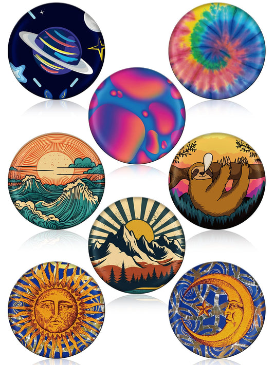 Syhood 8 Pcs Foldable Silicone Flying Disc Golf Toy 6 Inch 55 Gram Sport Soft Fly Disc Fly Straight and Far Colorful Playground Toys for Beginners or Advanced Indoors or Outdoor Playing Lawn Game