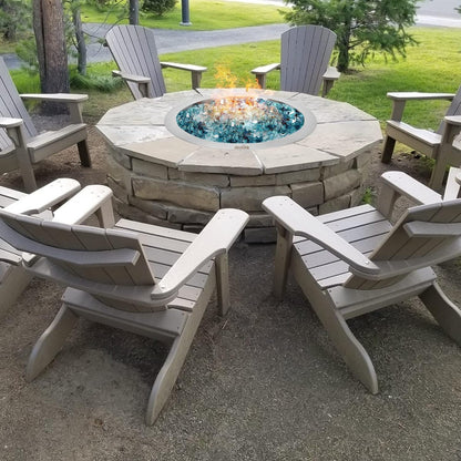 Stanbroil 13-Inch Drop-in Fire Pit Burner Pan, Round Fire Pit Insert for Propane & Natural Gas DIY Fire Table, Stainless Steel Firepit, BTU 88,000 Max