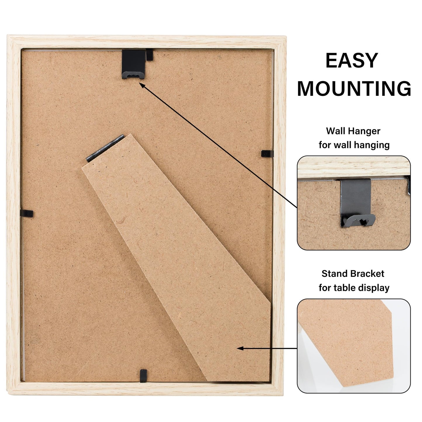 ZenBless Healing Crystal Stone 7 Chakras Healing Crystal Stones Picture Frame, Decorative Photo for Reiki Decor, Zen Meditation Yoga Spiritual Feng Shui Table or Hanging Home Wall Decor, Office Gift