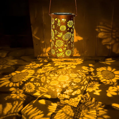 ANYTALK Mothers Day Gifts, Birthday Gifts for Women Mom Grandma, Sunflower Solar Lanterns Outdoor Waterproof, Hanging Solar Lights for Yard, Patio, Porch, Garden Decor