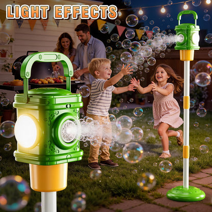 XINNOVEL Bubble Machine for Toddlers 3-5, Bubble Blower Maker Lights Music with Remote Control, Standing Bubble Blower for Parties Birthday Wedding Toddlers Kid Summer Outdoor Toys