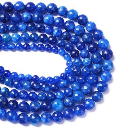 8mm 45pcs Kyanite Jade Stone Round Loose Beads for Jewelry Making DIY Bracelet Necklace