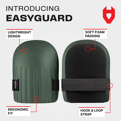 NoCry Gardening Knee Pads for Women and Men – Waterproof Foam Padding in a Lightweight Yet Durable Design; Easy to Wear with Adjustable Elastic Hook-and-Loop Straps – Ideal for the Garden and Yard Work