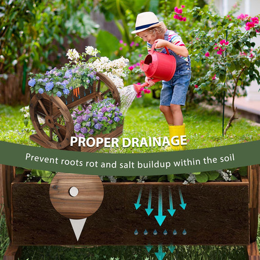 LIQING Garden Decor，Planter for Outdoor Plants - Outdoor Decor Planters for Flowers and Vegetables - Premium Stylish Patio, Balcony, Porch (XXL) (X)