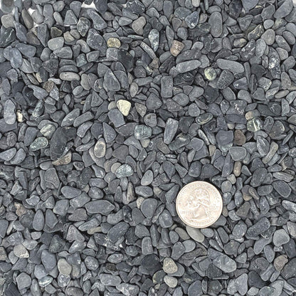 Midwest Hearth Natural Decorative Gray Bean Pebbles 1/5" Size (10-lb Bag)