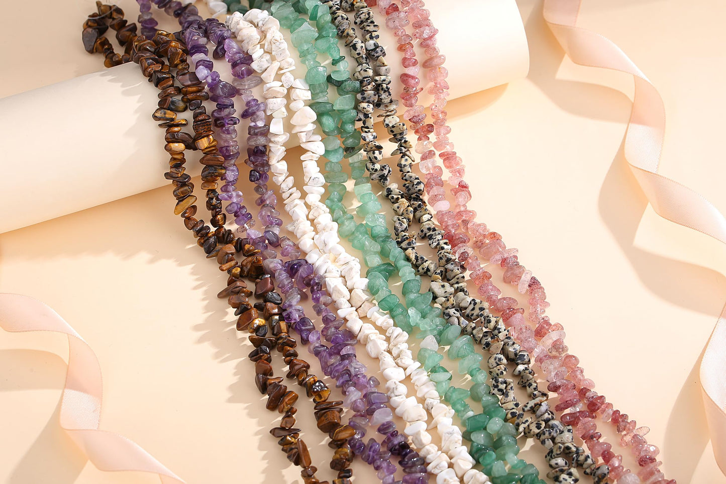 ZHIYUXI 400pcs Amethyst Beads Purple Beads 5-8mm Crystals Gemstones for Bracelet Making 2 Strands Irregular Amethyst Stones Loose Rocks Bead for Jewelry Making Hole Drilled DIY Craft Necklace Gifts