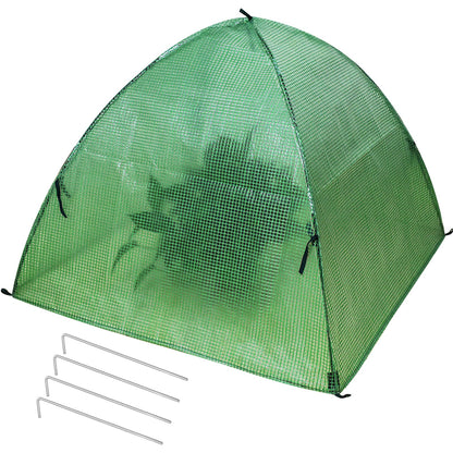 Plant Tent Outdoor Winter Shrub Cover Green Frost Tents Plant Covers Freeze Protection Tent Waterproof Plant Frost Protector Plant Guard Cover to Protect Plants Vegetable from Animals, 37X37X27Inch