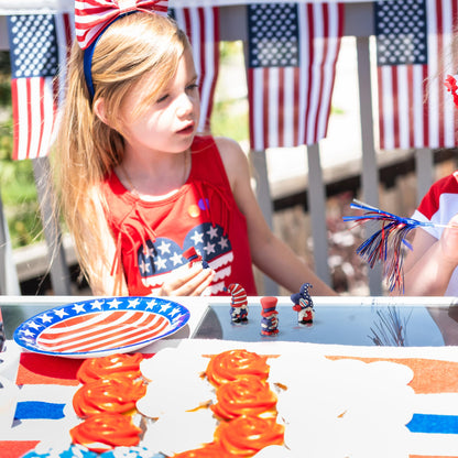 Watayo 60 Pcs 4th of July Mini Gnome Ornaments, Miniature Independence Day Patriotic Gnomes Decoration, Memorial Day Decor Stars and Stripes Gnomes Figurines for Party Gifts Home Table Decorations