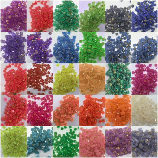 58000PCS Dazzling Beads for Diamond Painting, Diamond Painting Accessories, 29 Colors Square Drills Rhinestones for Crafts, Bead Art or Nails Art, 2.5MM