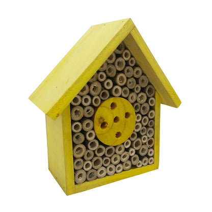 Eco-Friendly Bee House Hotel - Insect Nest Box for Gardens and Yards